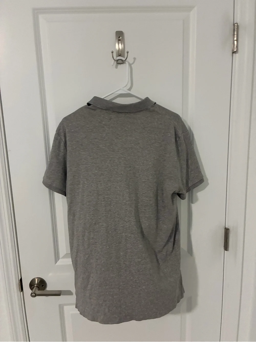 Ralph Lauren Heather Gray Polo with Embroidered Pony